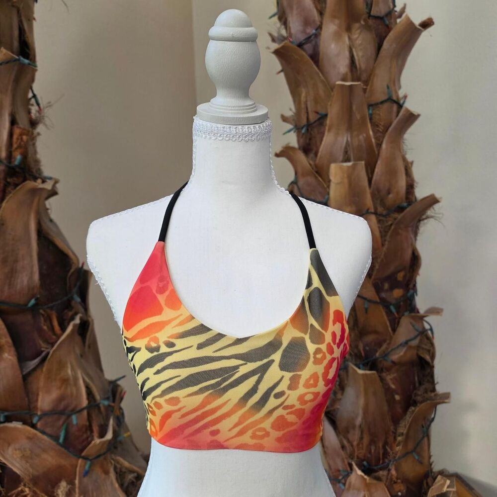I.AM.GIA Gradient Leopard Print Top - NWOT